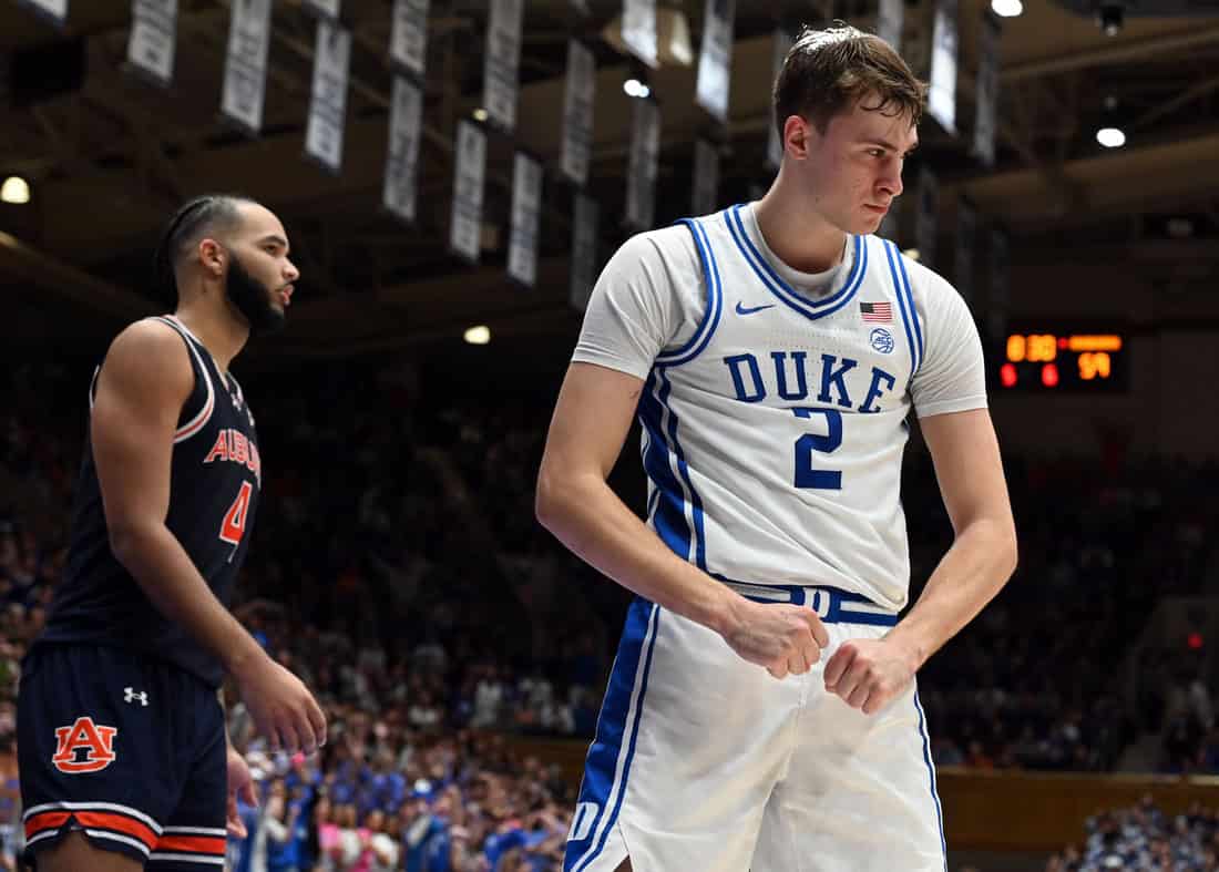 Duke Player Celebrating