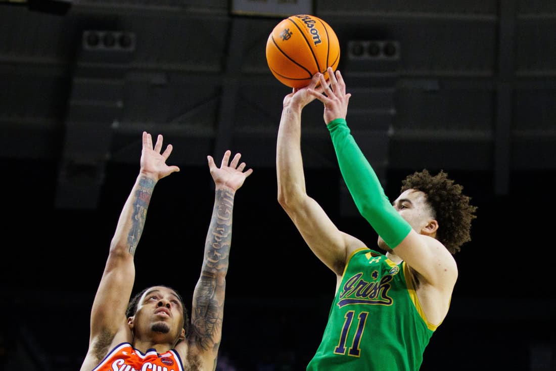 Notre Dame player, shooting