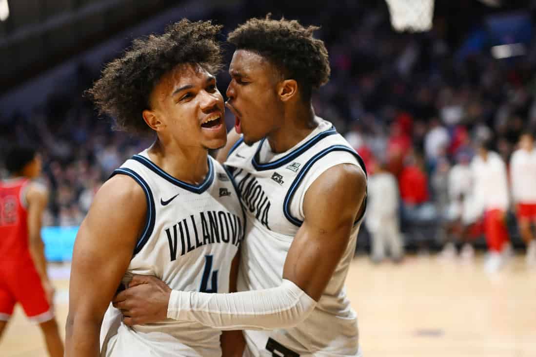 Villanova players celebrating